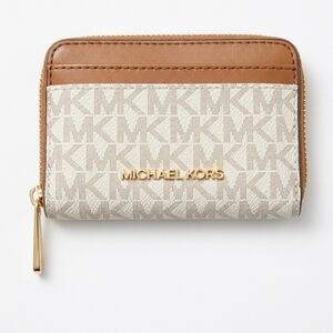 Michael Kors Jet Set Travel Medium Zip-Around Card Case